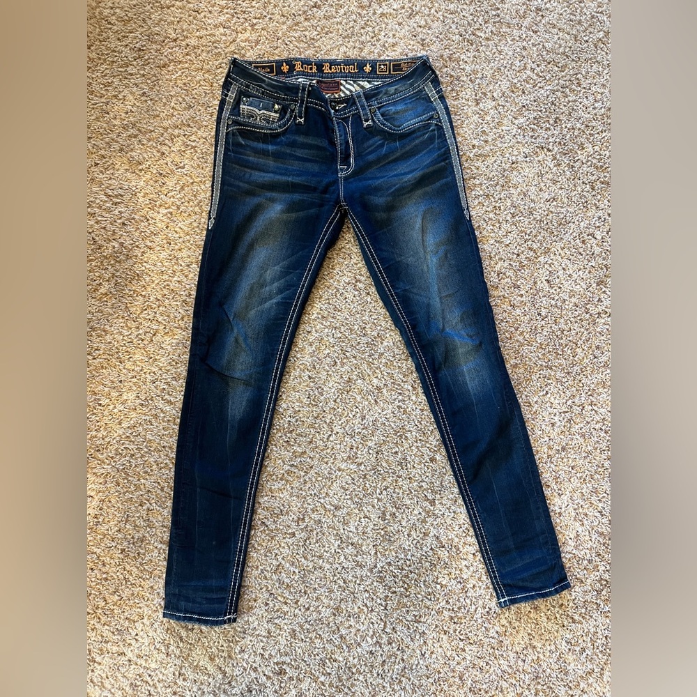 Rock Revival Mid-rise Skinny